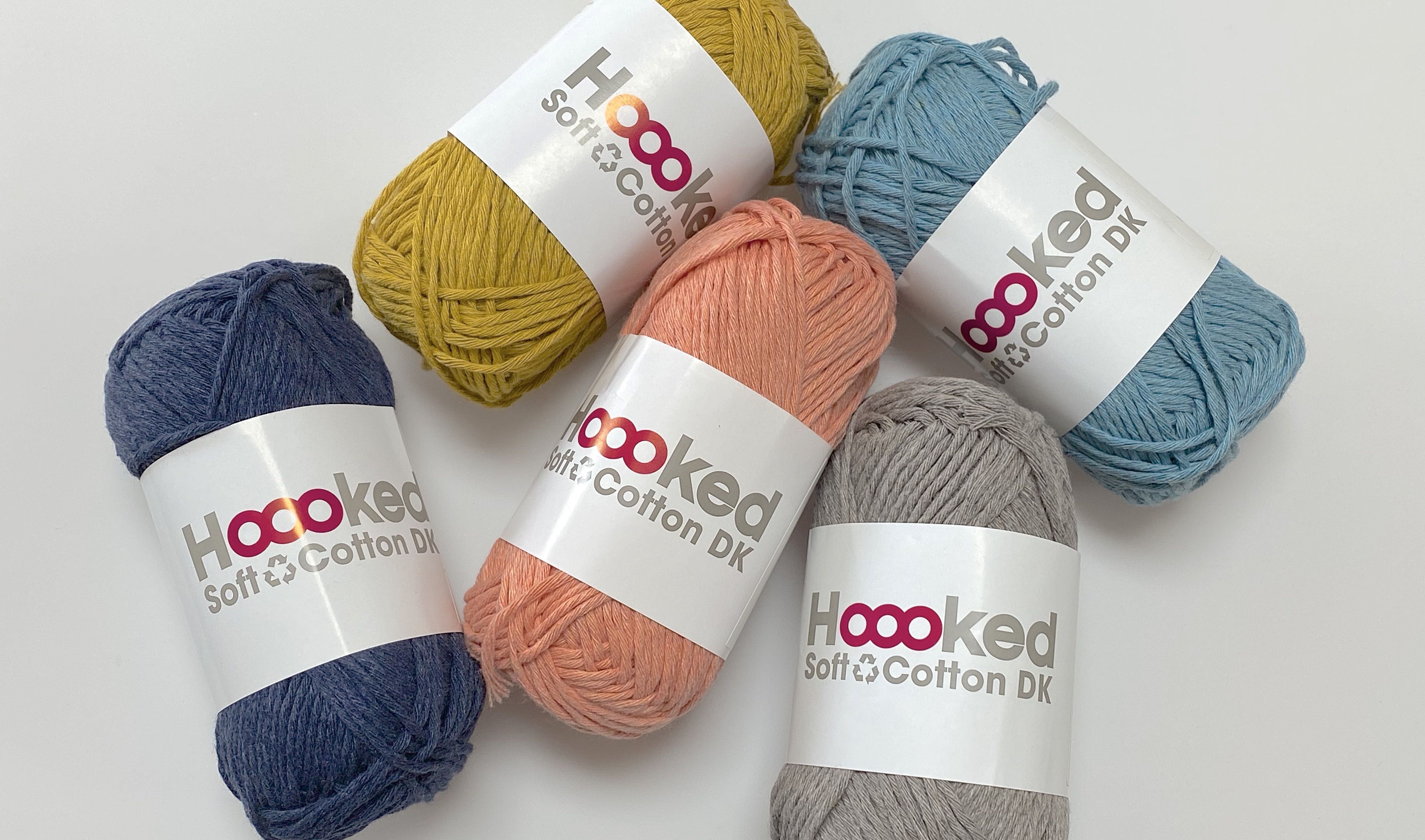 Hoooked Recycled Soft Cotton Dk Yarn for Amigurumi, Crochet, and Knitting Lisbon Tan